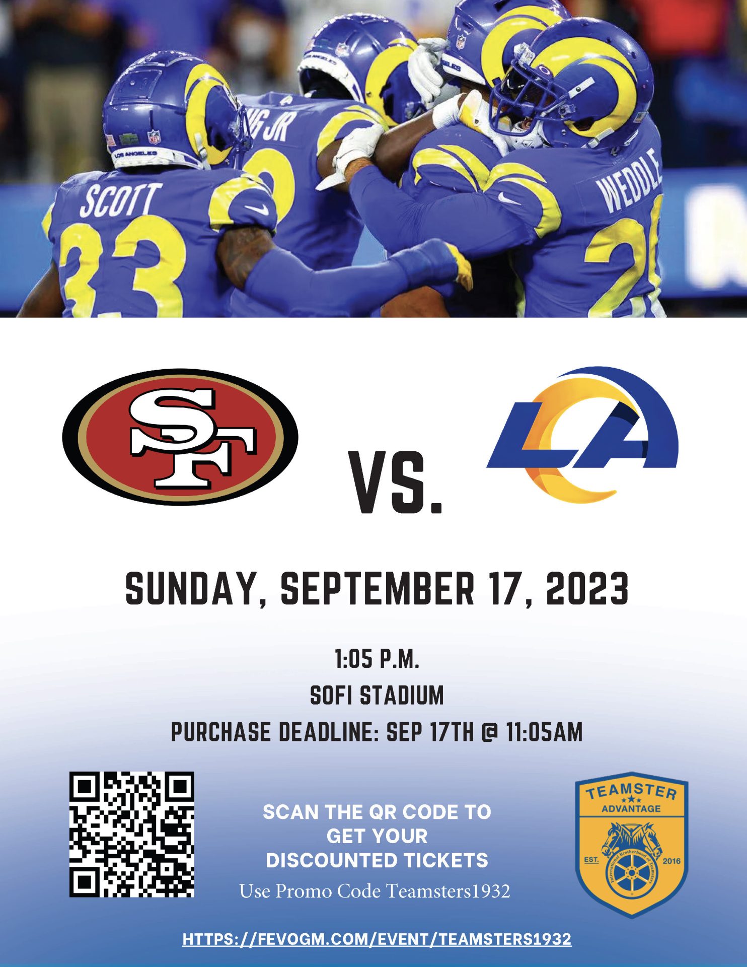 rams forty niners game